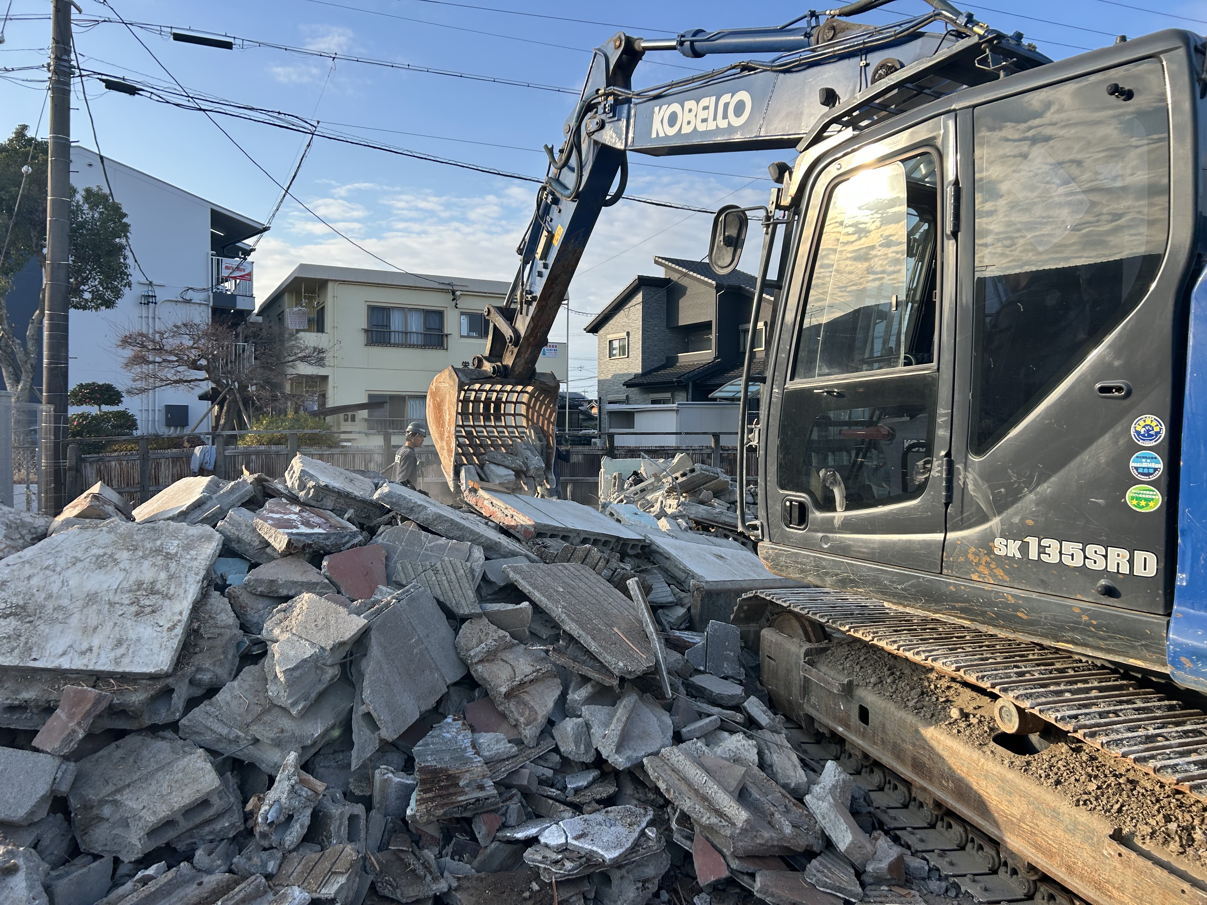 戸建てリフォームに伴う解体工事